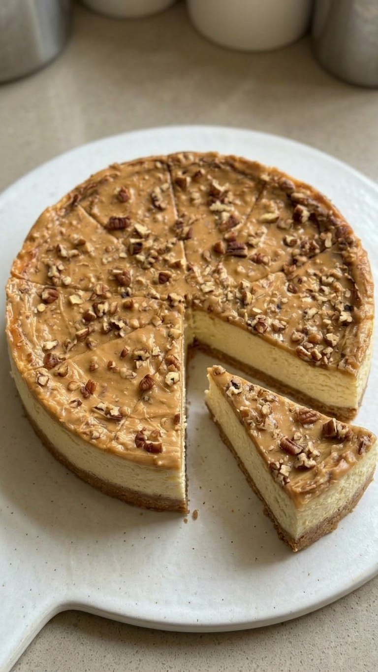 Pecan Madrid Cheesecake